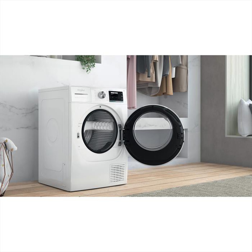 "WHIRLPOOL - Asciugatrice SUPREME SILENCE W7X D95WR IT 9Kg A+++-Bianco"