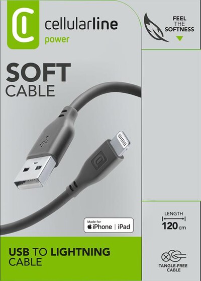CELLULARLINE - USBDATASOFTMFIK-Nero