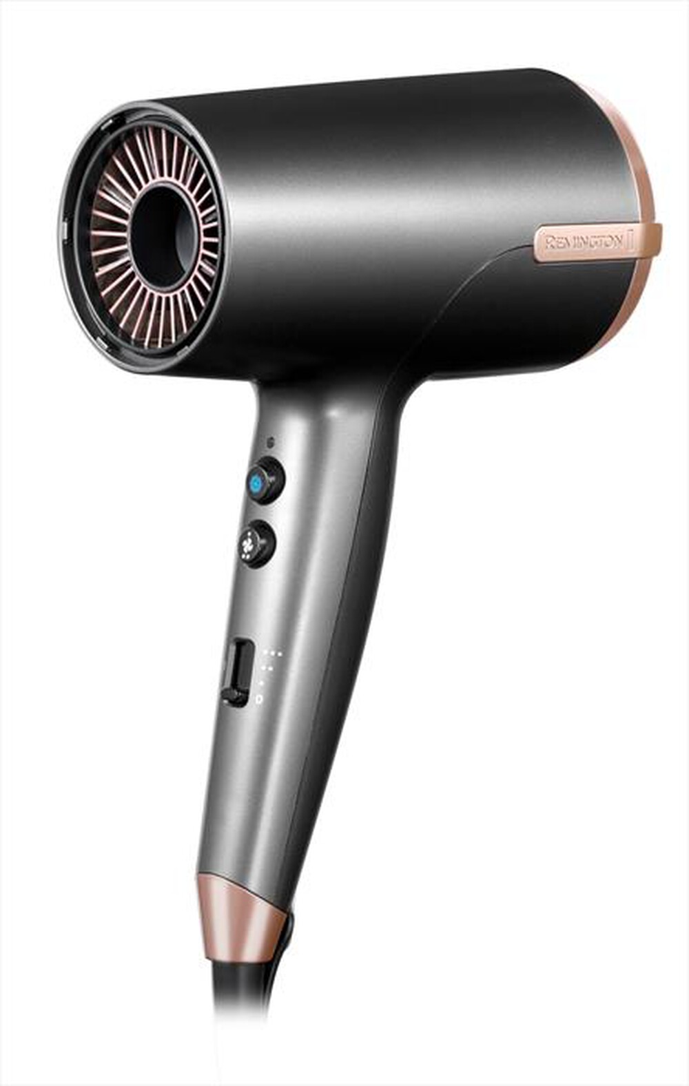"REMINGTON - Asciugacapelli D6077-grigio/bronzo"