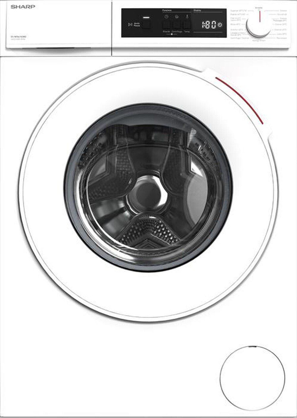 "SHARP - Lavatrice slim ES-NFA6102WD 6 Kg Classe D-Bianco"