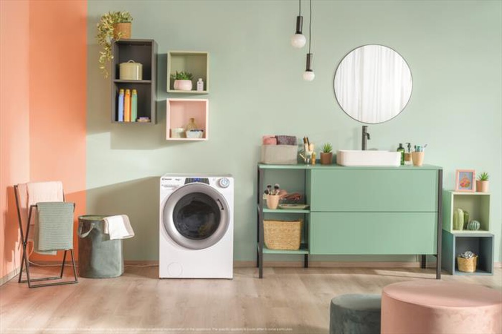 "CANDY - Lavatrice RP486BWMR91S 8 Kg Classe A-White"