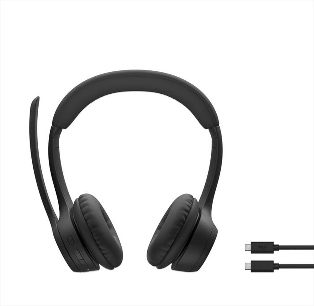 "LOGITECH - Headband Zone 300-Midnight Black"