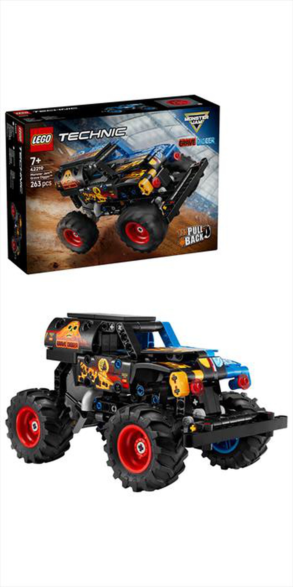 Immagine del prodotto LEGO - TECHNIC Monster Jam Grave Digger Fuoco e - 42219
