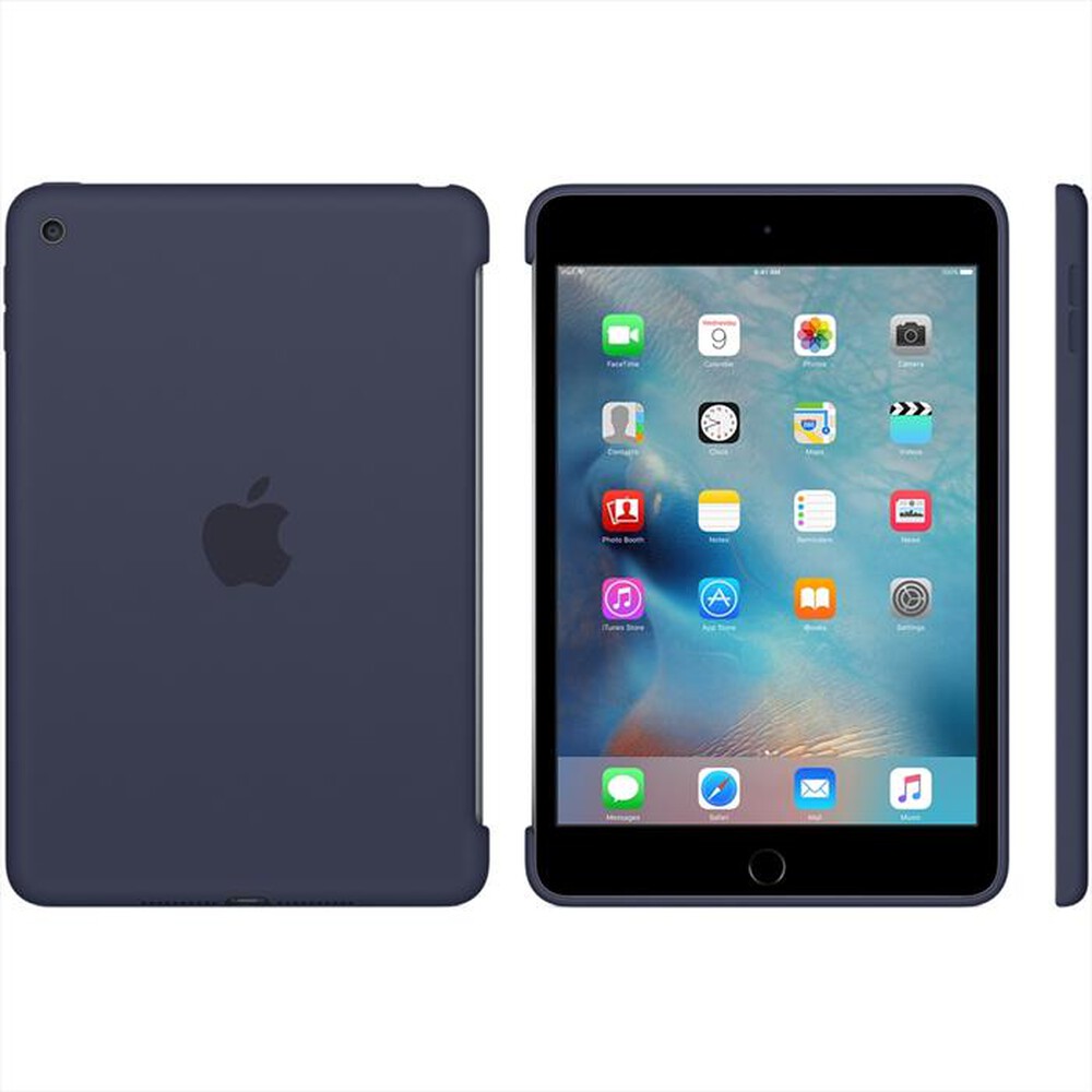 "APPLE - Custodia in silicone per iPad mini 4-Blu notte"