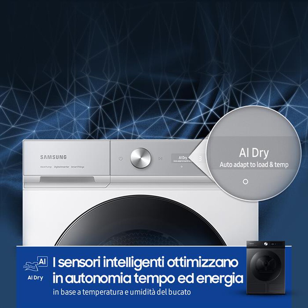 "SAMSUNG - Asciugatrice DV90BB7445GBS3 9 Kg Classe A+++-BLACK"