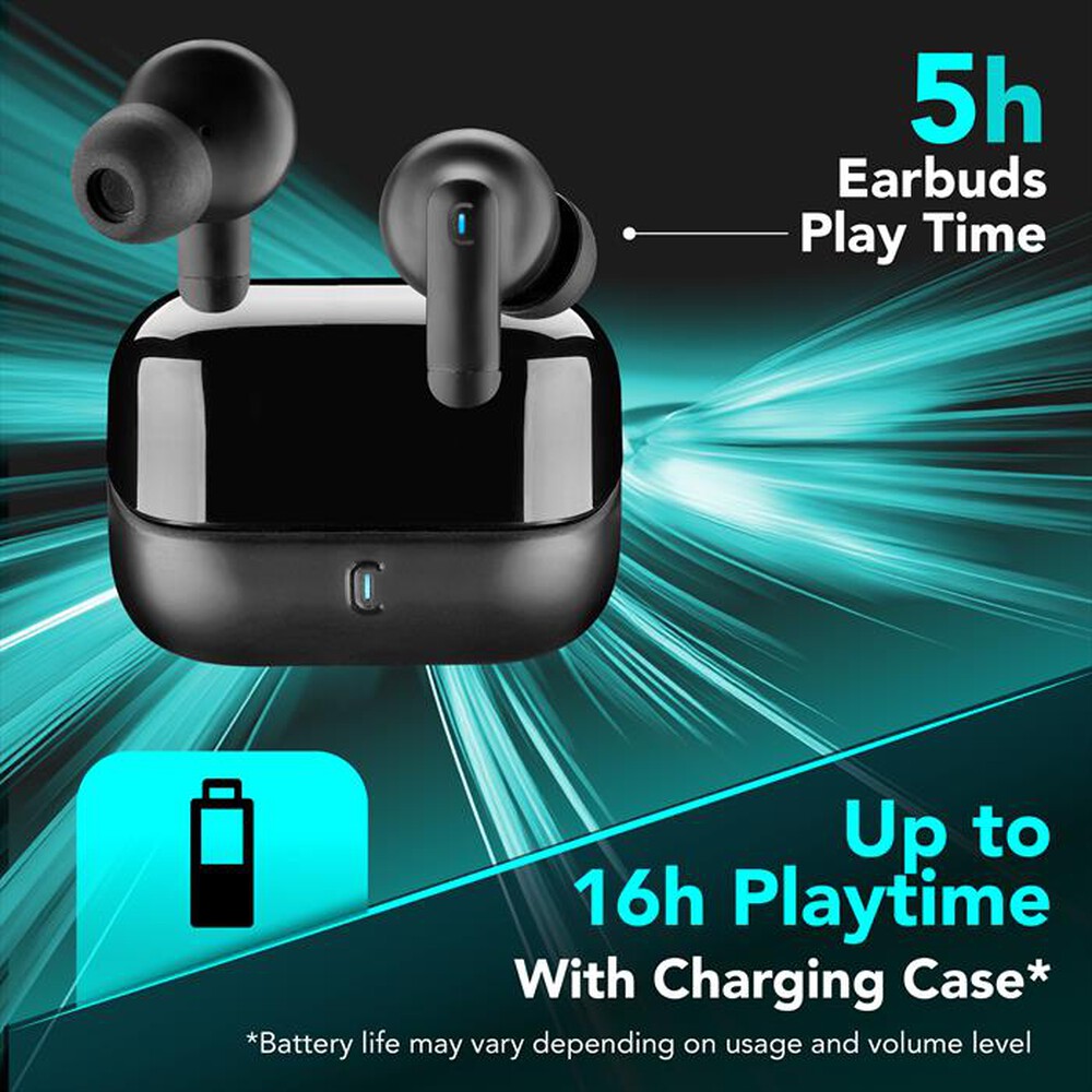 Immagine del prodotto CELLULARLINE - AURICOLARI WEAVY IN-EAR BLUETOOTH TRUE WIRELESS-Nero