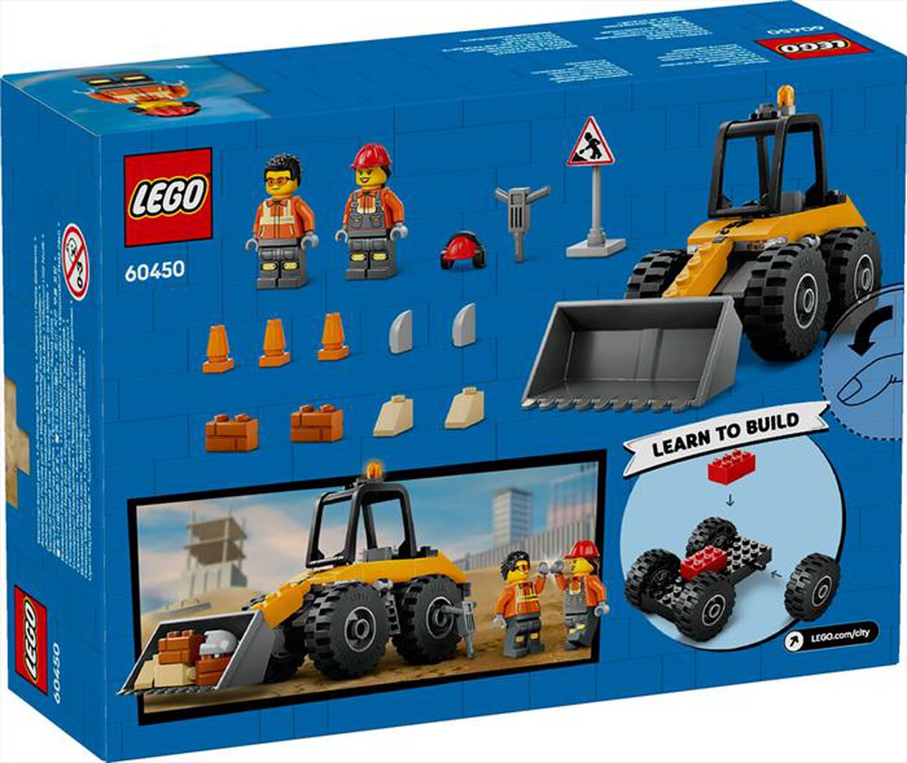 Immagine del prodotto LEGO - CITY GREAT VEHICLES Pala gommata gialla 60450