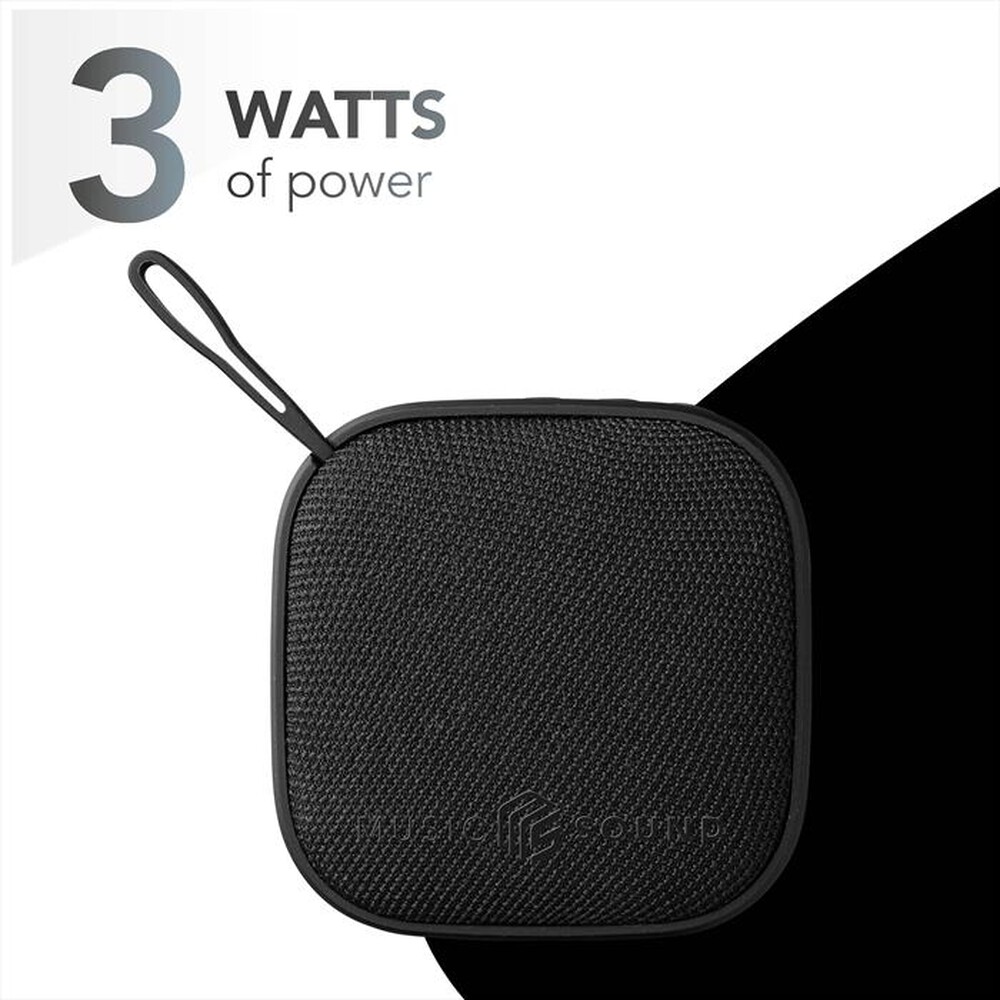 Immagine del prodotto MUSIC SOUND - WIRELESS SPEAKER MINI-Nero