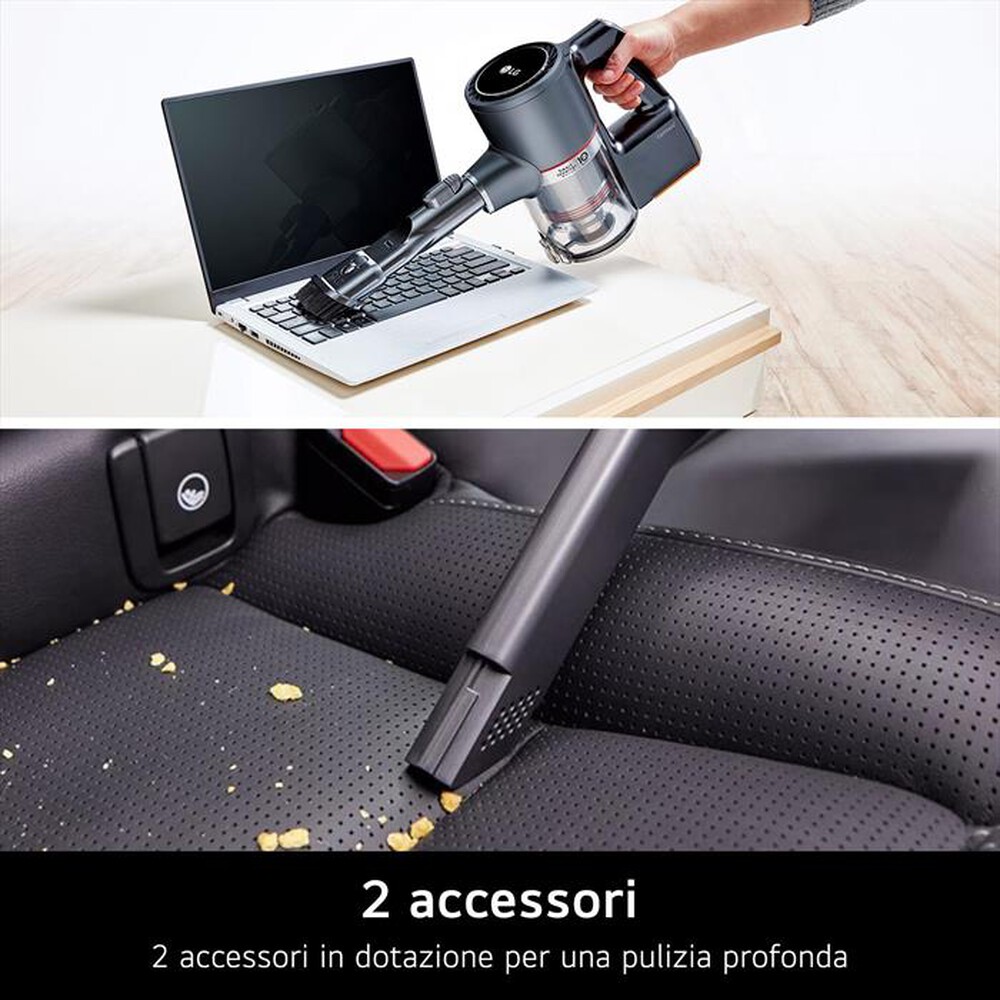 "LG - Scopa elettrica CORDZERO A9K-CORE3S-Silver"