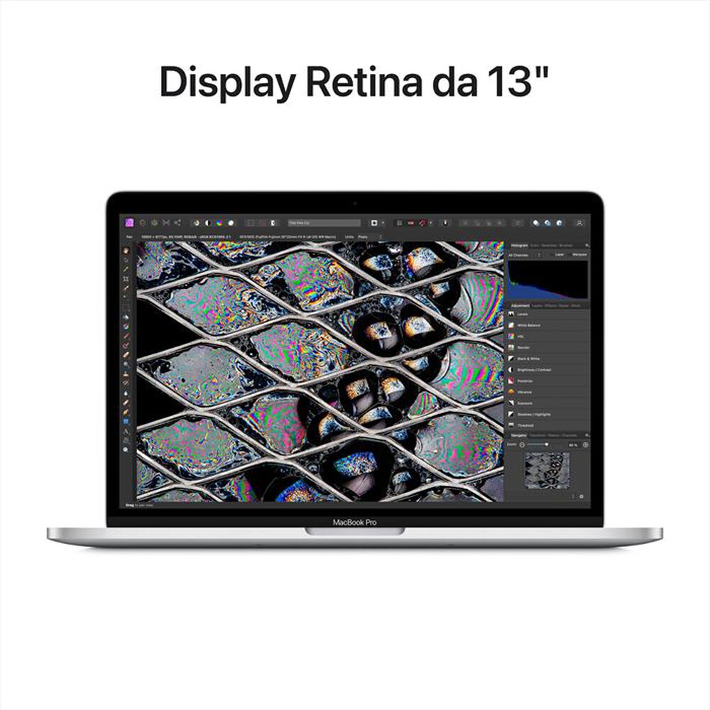 "APPLE - MacBook Pro 13\" M2 8-coreCPU 10-coreGPU 512GB SSD-Argento"