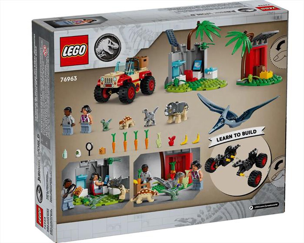 "LEGO - JURASSIC Centro soccorso dei baby dinosauri-76963-Multicolore"