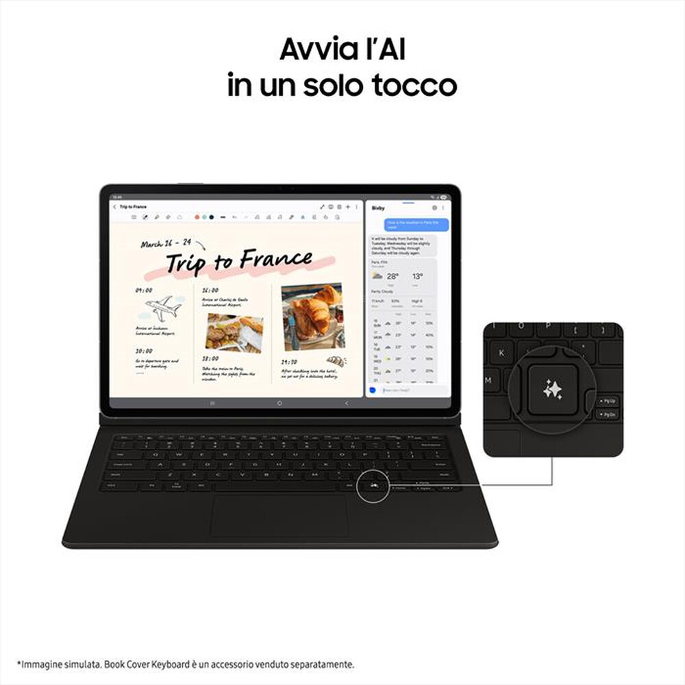 Immagine del prodotto SAMSUNG - Galaxy Tab S10 FE+ 8+128GB WiFi-Gray