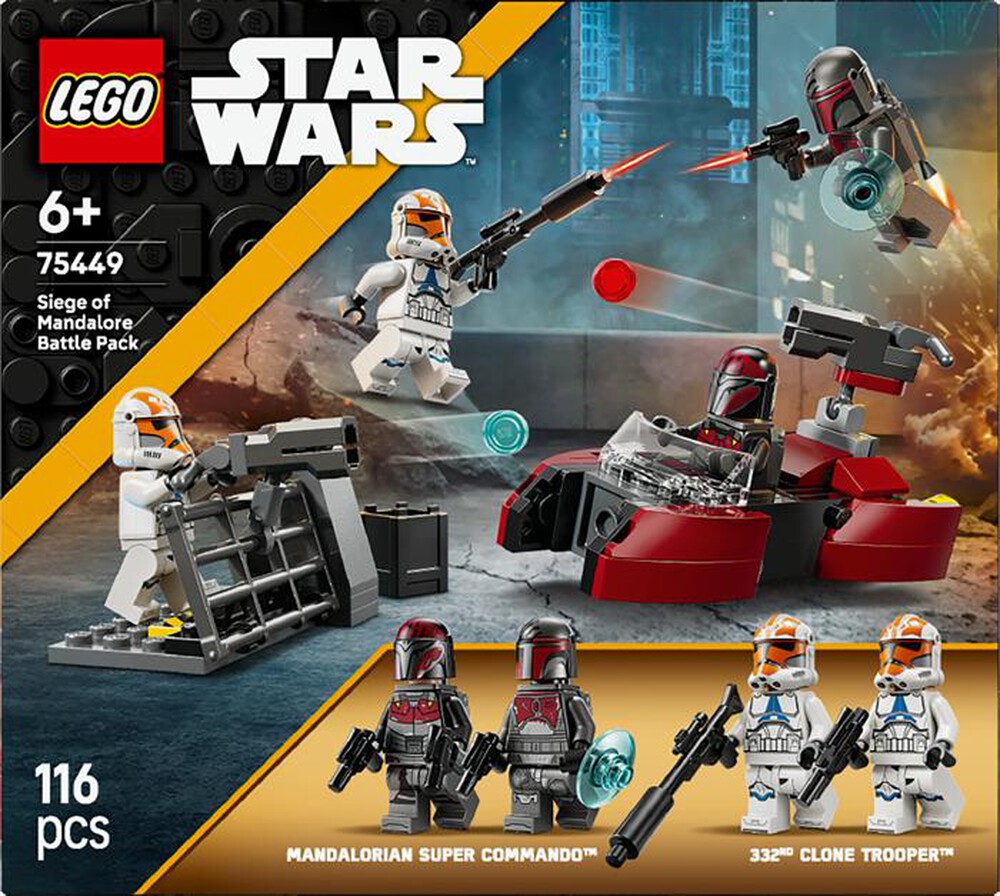 Immagine del prodotto LEGO - STAR WARS Battle Pack Assedio di Mandalore - 75449-Multicolore