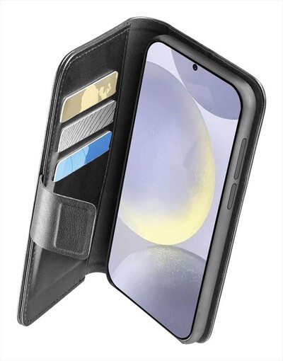 CELLULARLINE - Custodia a libro BOOK AGENDA per Galaxy S25+-Nero