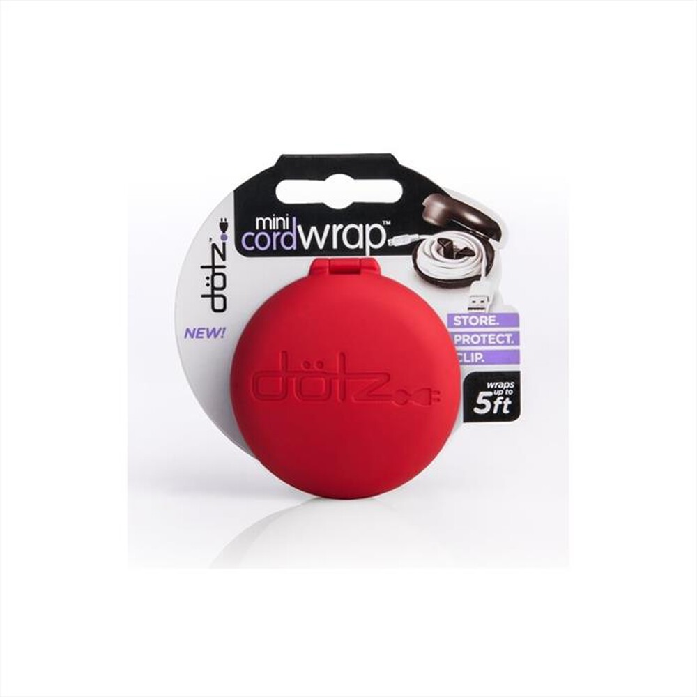 "DOTZ - Mini Cord Wrap-Rosso"