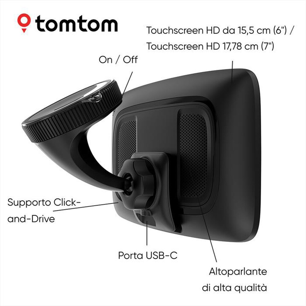 Immagine del prodotto TOM TOM - Navigatore portatile GO EXPERT PLUS PREMIUM PACK-Nero