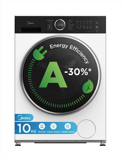 MIDEA - Lavatrice MF205W100BA30/W-IT 10Kg Classe A-Bianco