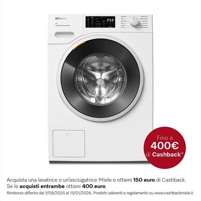 MIELE - Lavatrice WWD380 WCS 9 Kg Classe A-Bianco