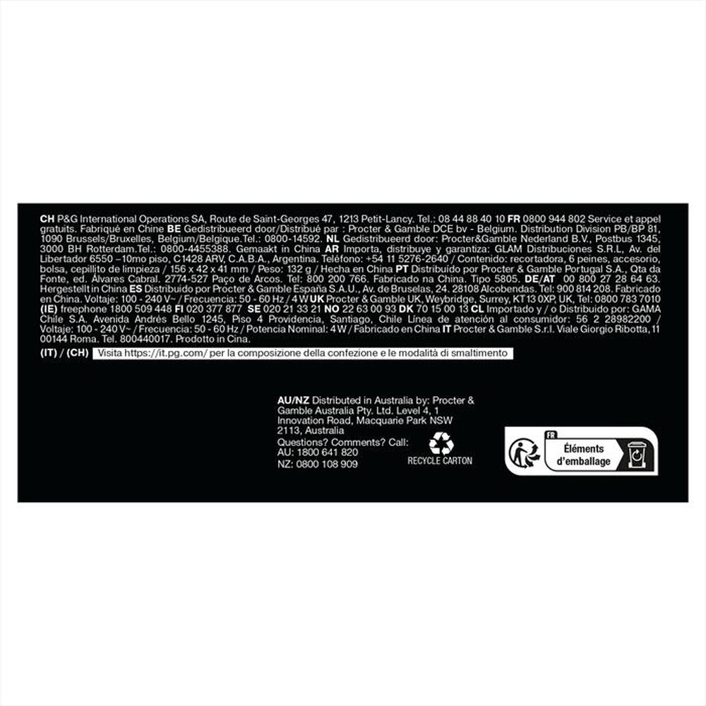 Immagine del prodotto BRAUN - Rasoio AIO 5540-NERO