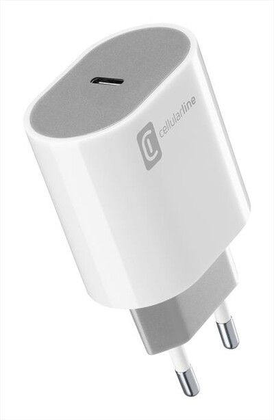 CELLULARLINE - Carica Batterie ACHUSBCSMARTPD20WW-Bianco