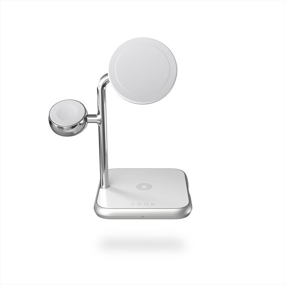 "ZENS - 4-IN-1 MAGSAFE + WATCH WIRELESS CHARGING STATION-White - Bianco"