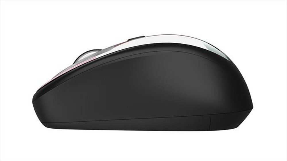 "TRUST - YVI WIRELESS MOUSE-pink circles"