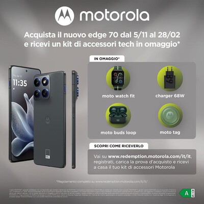 MOTOROLA - Smartphone EDGE 70-PANTONE Gadget Gray