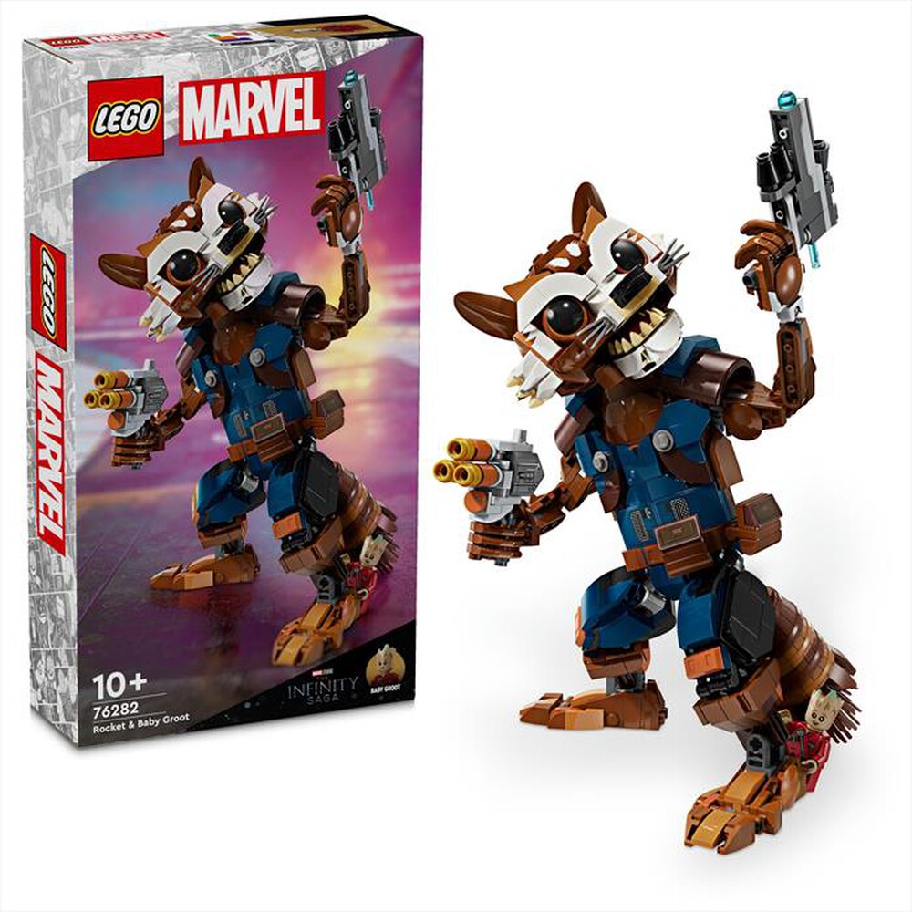 Immagine del prodotto LEGO - SUPER HEROES MARVEL Rocket e Baby Groot 76282