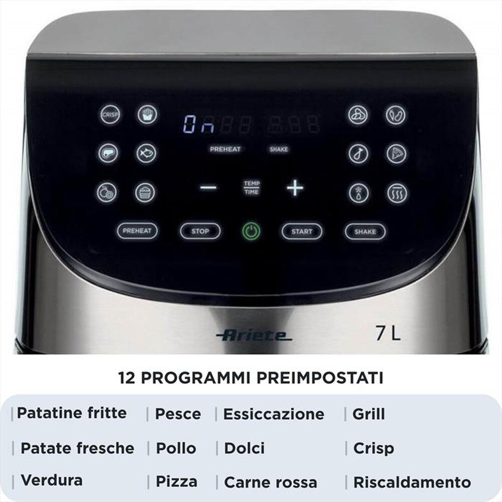 Immagine del prodotto ARIETE - Friggitrice ad aria 4628-acciaio inossidabile