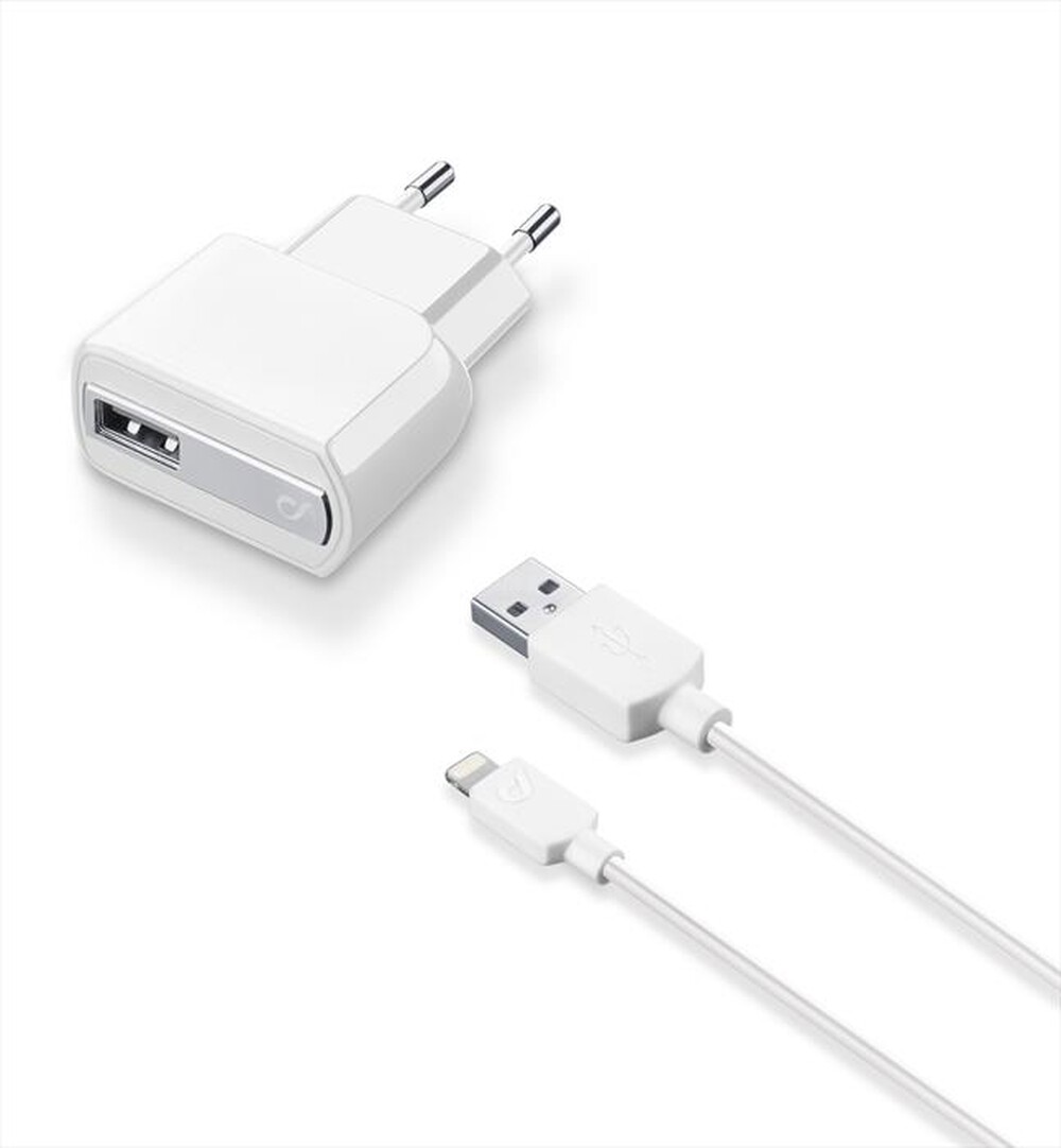 "CELLULARLINE - USB Charger Kit Ultra Apple-Bianco"