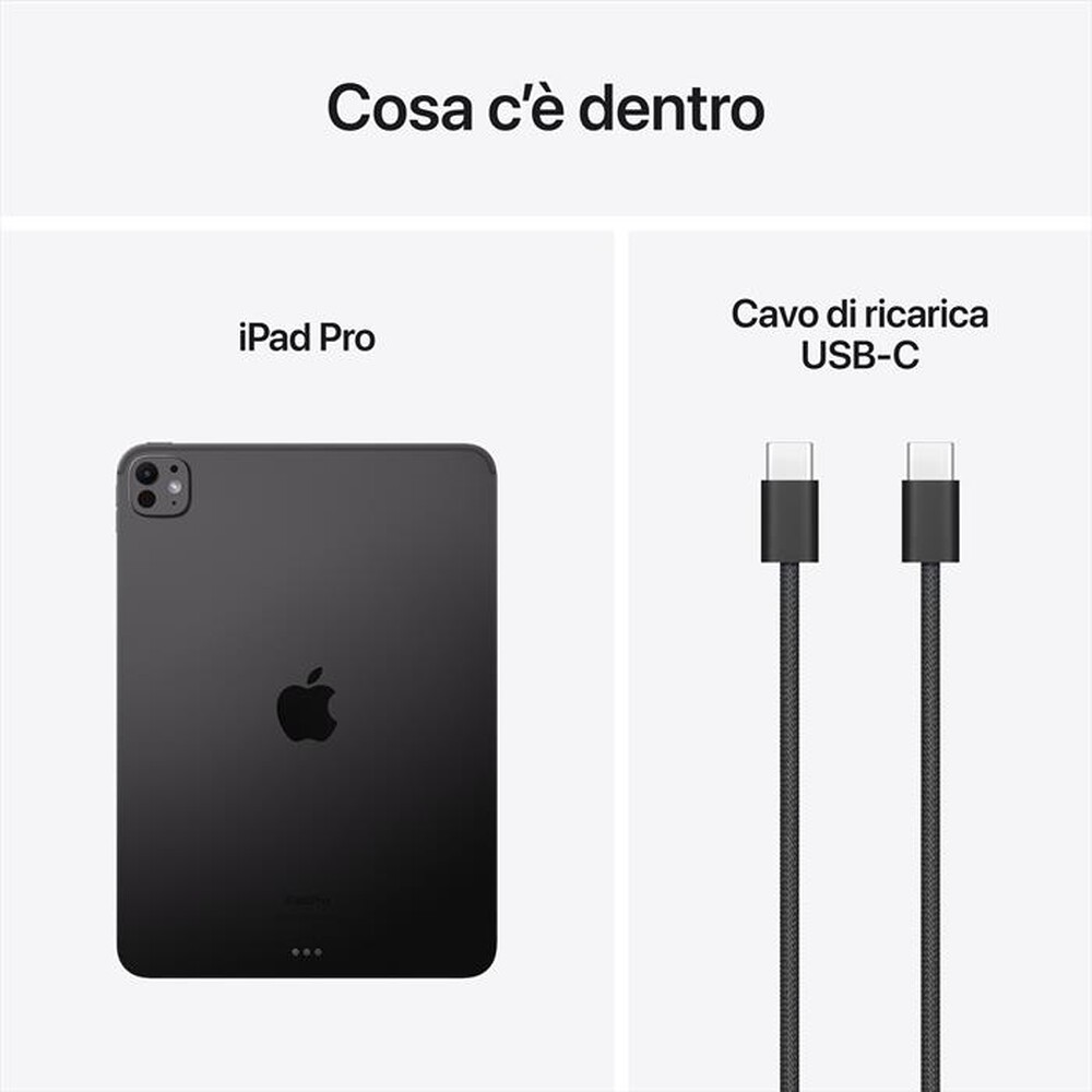 "APPLE - iPad Pro 11'' Wi-Fi 2TB Standard glass-NeroSiderale"