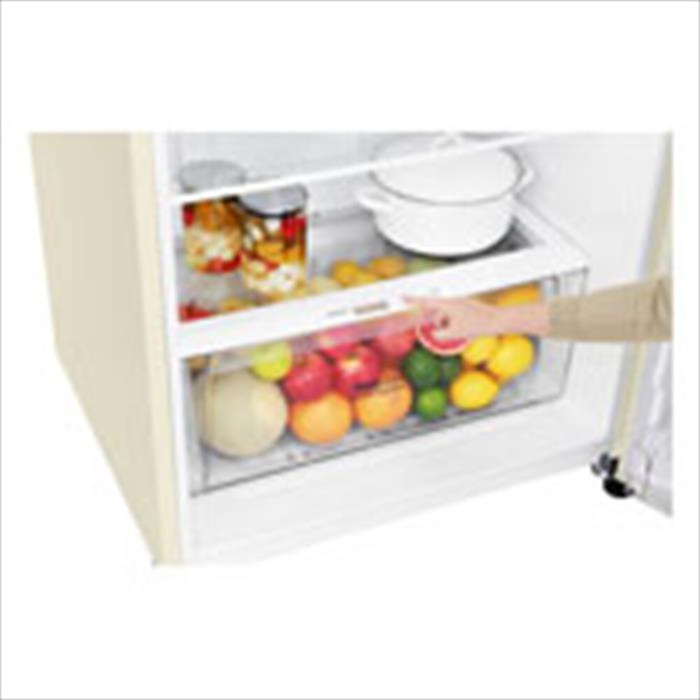 "LG - Frigorifero 2 porte GTB574SEHZD Classe E 471lt-Inox Skin Beige"