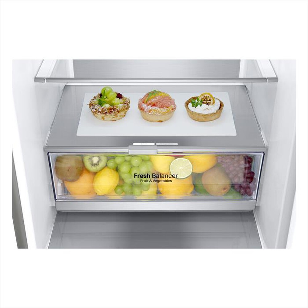 "LG - Frigorifero combinato GBB72NSUCN1 Classe C 384 lt-Noble Steel"