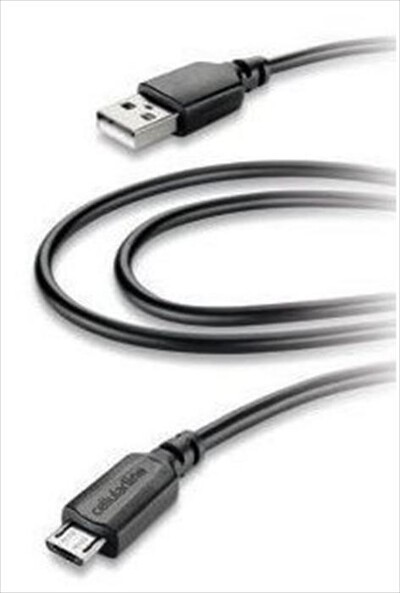 CELLULARLINE - USB Data Cable Home - Micro USB-Nero