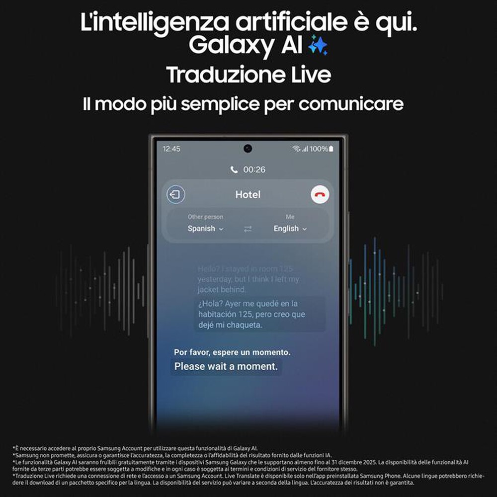Immagine del prodotto SAMSUNG - Smartphone GALAXY S24 ULTRA-TItanium Black