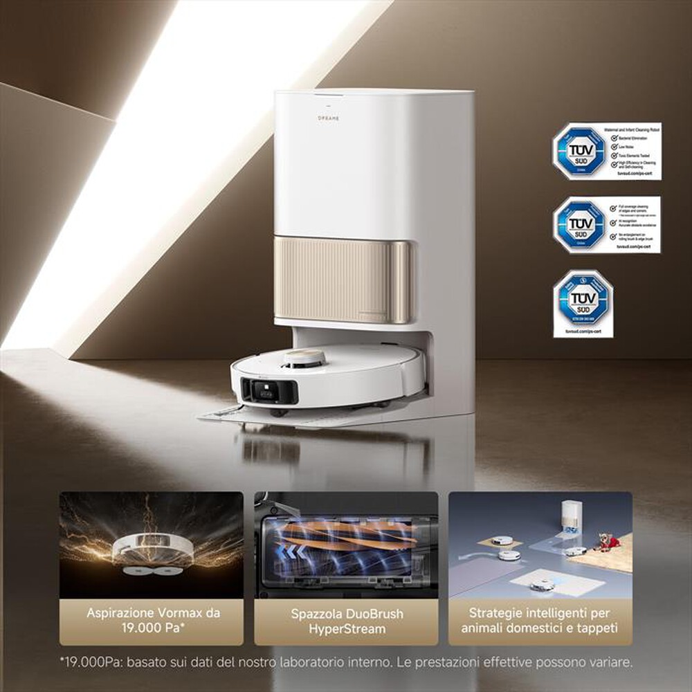 Immagine del prodotto DREAME - Aspirapolvere robot L40s VIM PRO ULTRA-Bianco / Oro