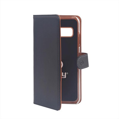 CELLY - WALLY891 WALLY CASE GALAXY S10+-Nero/Similpelle