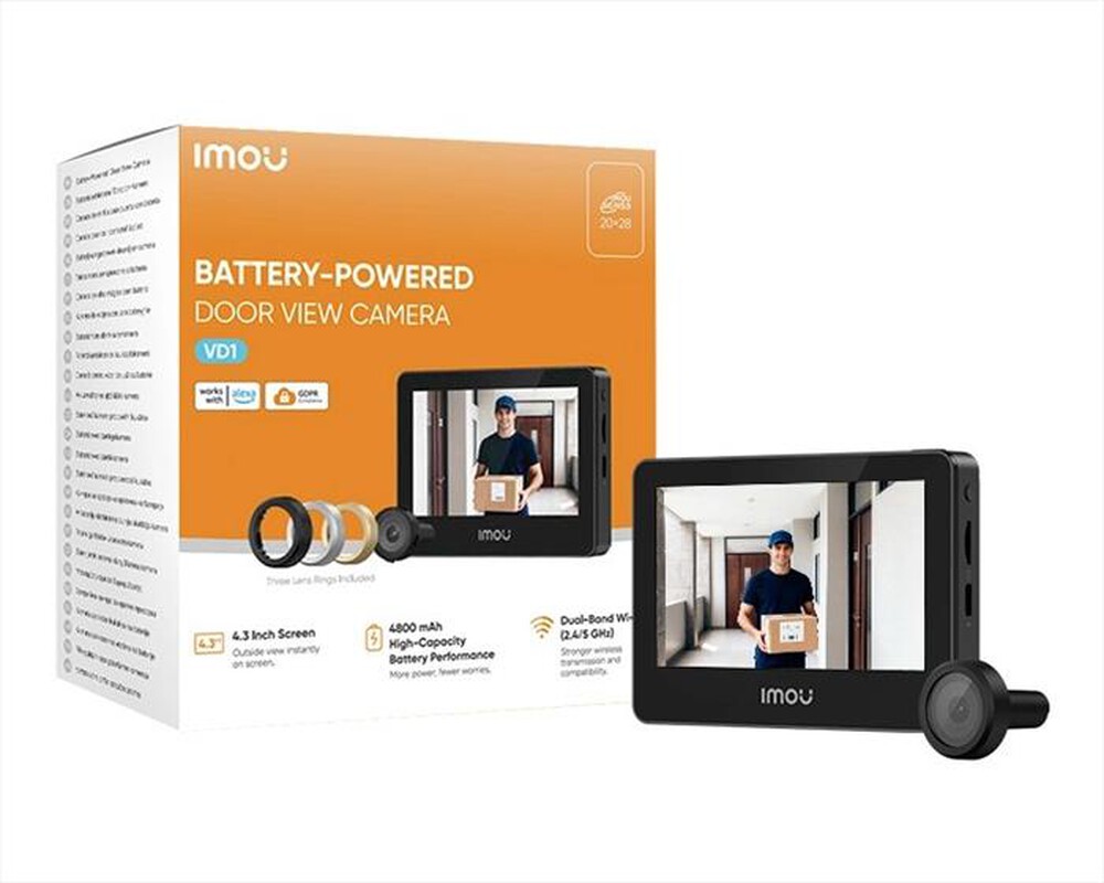 Immagine del prodotto IMOU - VIDEO SPIONCINO VD1-NERO