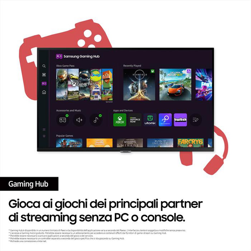 Immagine del prodotto SAMSUNG - SMART Monitor LED 27" M5 - M50D FULL HD FLAT