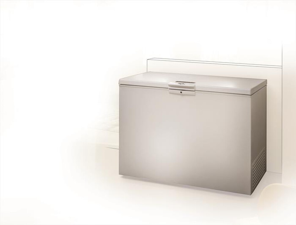 "WHIRLPOOL - Congelatore orizzontale WHE39392 T Classe E 395 lt-Bianco"