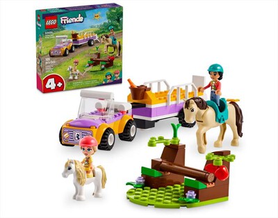 LEGO - FRIENDS Rimorchio con cavallo e pony - 42634-Multicolore