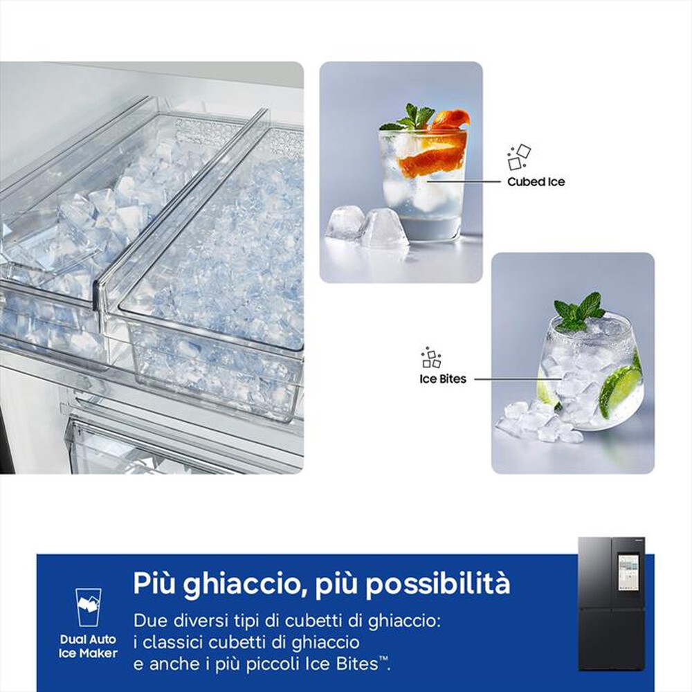 Immagine del prodotto SAMSUNG - Frigorifero 4 porte RF65DG9H0EB1EF Classe E 637 lt-Antracite