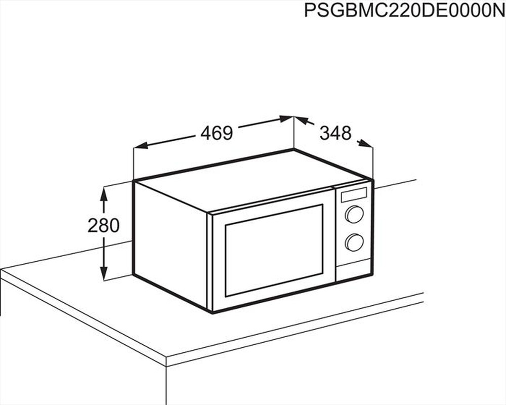 "ELECTROLUX - Forno microonde EMZ725MMTI-Titanio"
