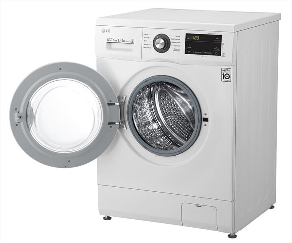 "LG - Lavasciuga F4J3TM5WE 8/5 Kg Classe D-WHITE"