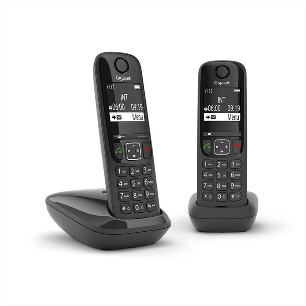 "GIGASET - GIGASET AS690 ITA DUO-Nero"