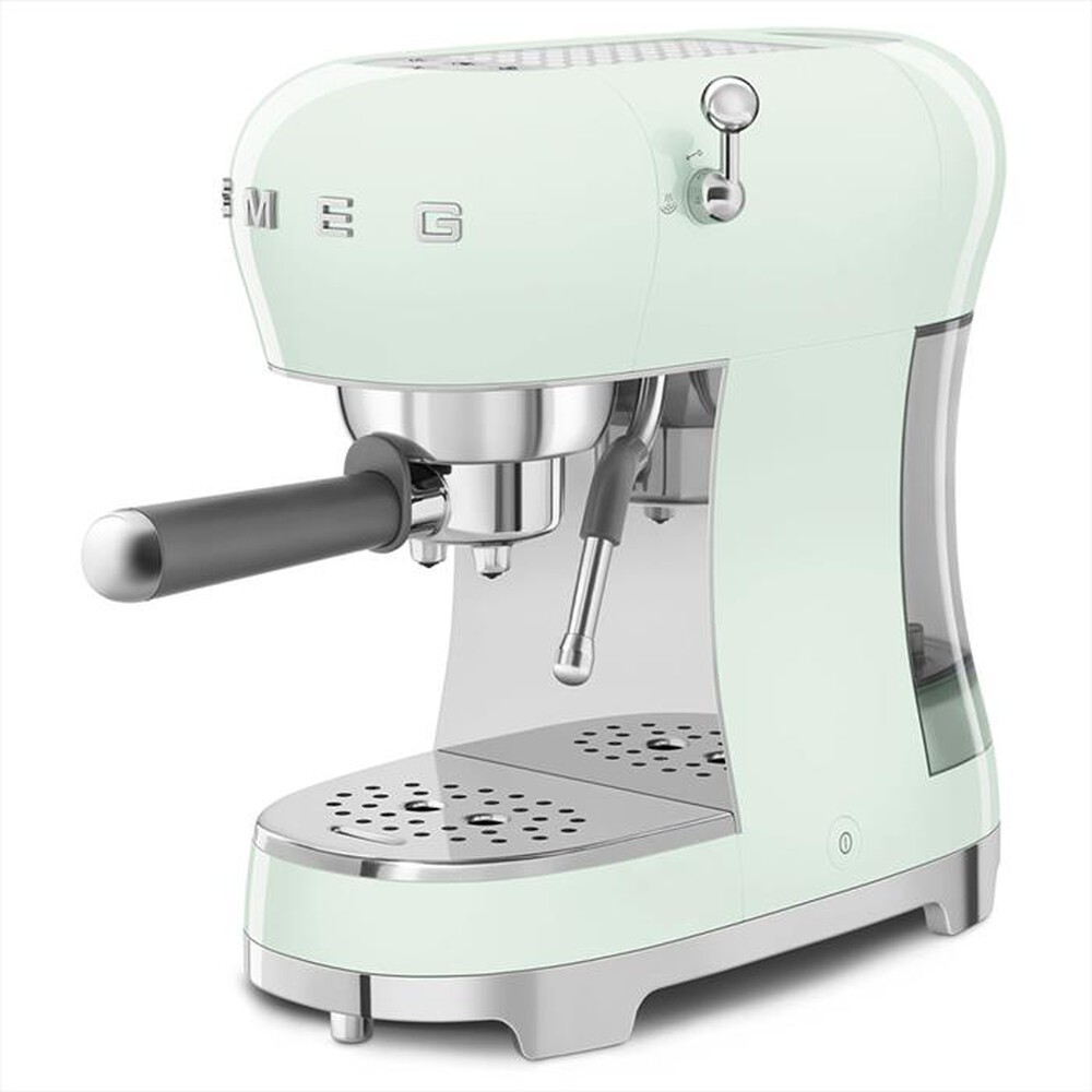 "SMEG - Macchina da Caffè Espresso 50's Style - ECF02PGEU-Verde Pastello LUCIDO"