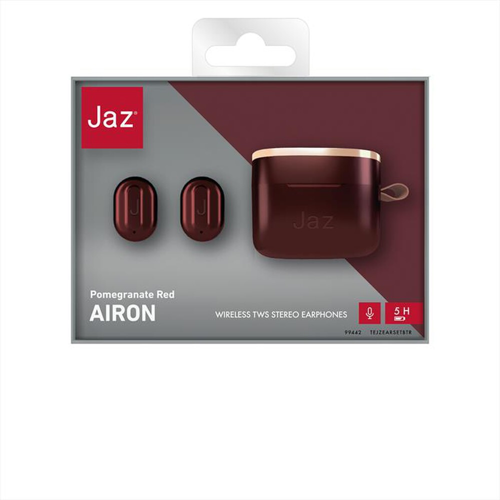 "SBS - Auricolare bluetooth TEJZEARSETBTR-Pomegranate Red"
