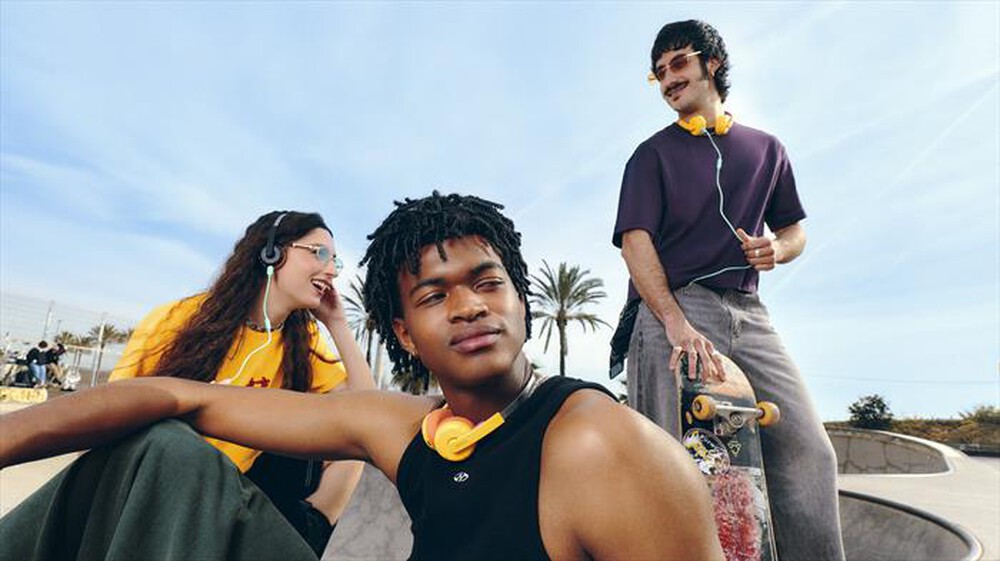Immagine del prodotto PHILIPS - Cuffie wireless on-ear Moving Sound TAMS1YL/00-Yellow