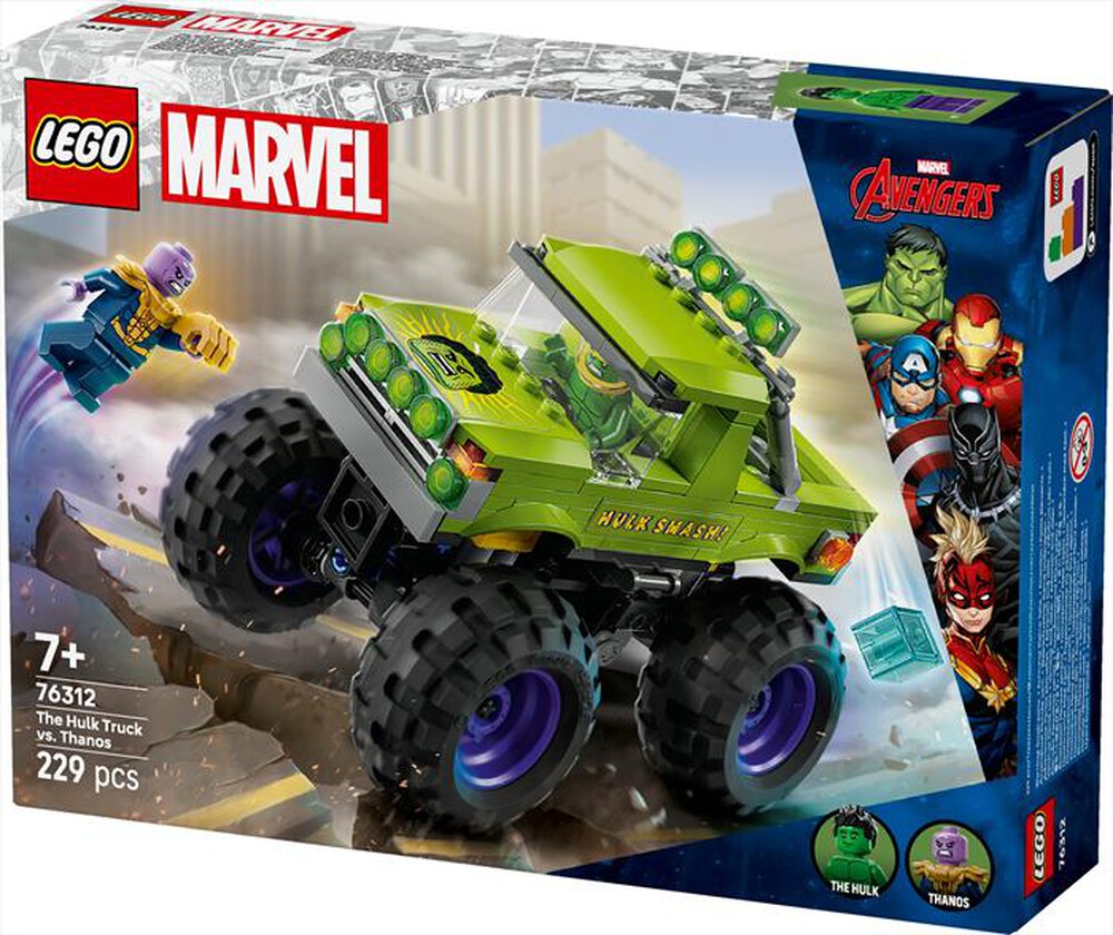 Immagine del prodotto LEGO - SUPER HEROES MARVEL Truck di Hulk vs Thanos 76312