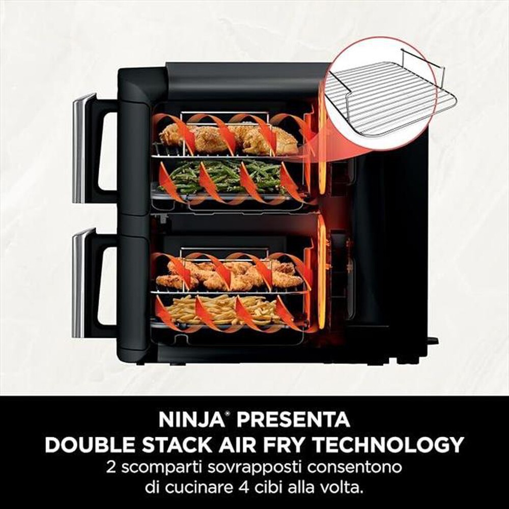 "NINJA - FRIGGITRICE AD ARIA 7,6 LT SL300EU-Nero"